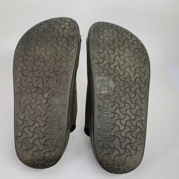 Birkenstock Men's 7 Women 9 Tatami 2 Strap Brown Leather Sandal Shoes Normcore - Picture 10 of 12